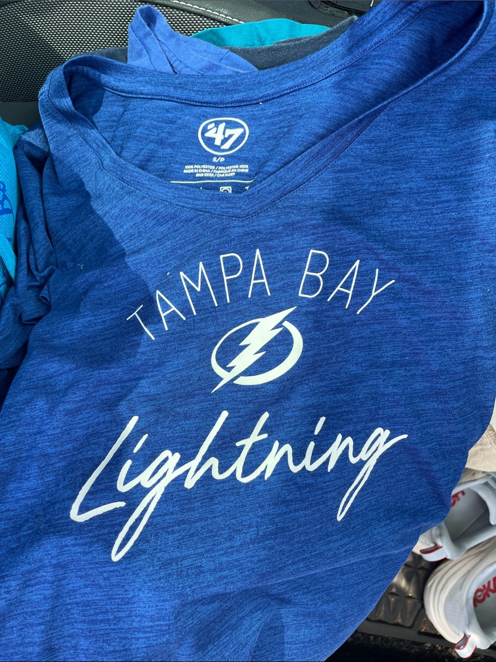 Blue Tampa Bay Lightning Dri-Fit Tee
